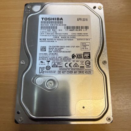 هارد اینترنال یک ترابایت برند توشیا HDD 1T TOSHIBA (استوک)